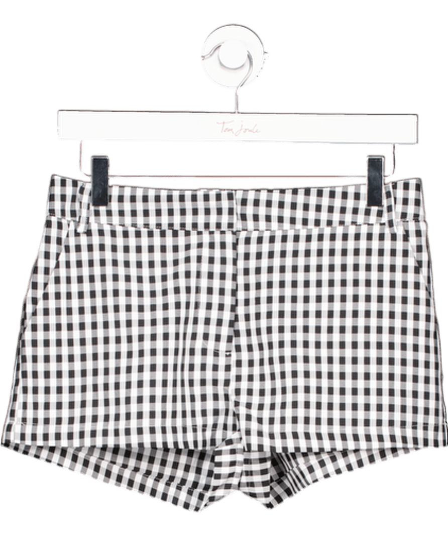 Peppermayo Clayton Tailored Shorts - Black Gingham UK 8 - Reliked