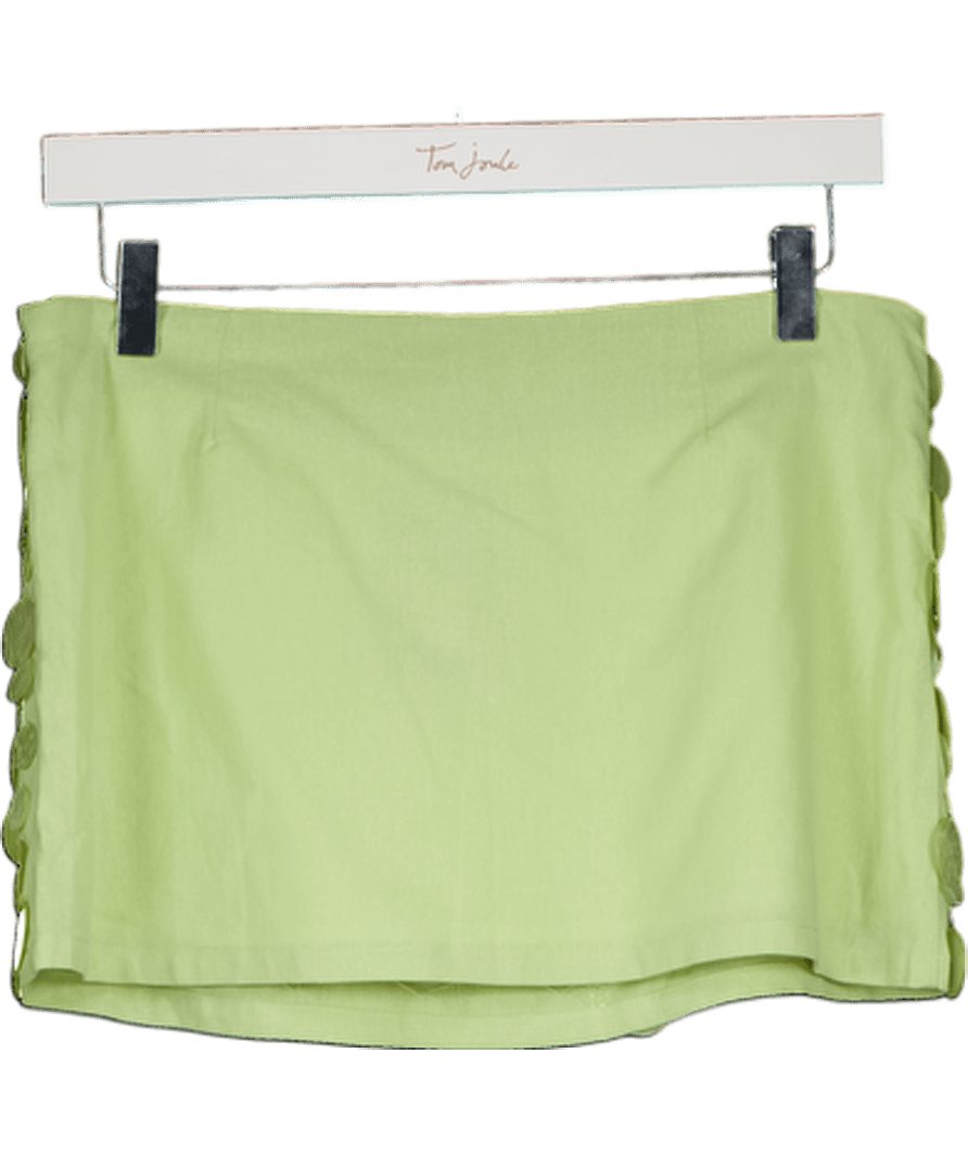peppermayo Green Jennie Beaded Mini Skirt UK 8 - Reliked