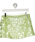 peppermayo Green Jennie Beaded Mini Skirt UK 8 - Reliked