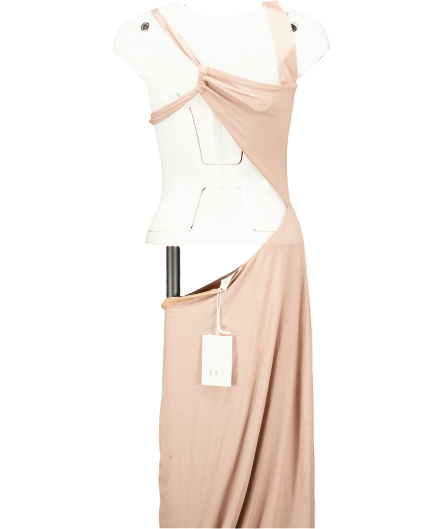 Peppermayo Kika Cut Out Maxi Dress - Beige UK 10 - Reliked
