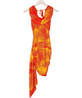 Peppermayo Orange Good Fortune Mini Dress UK 8 - Reliked