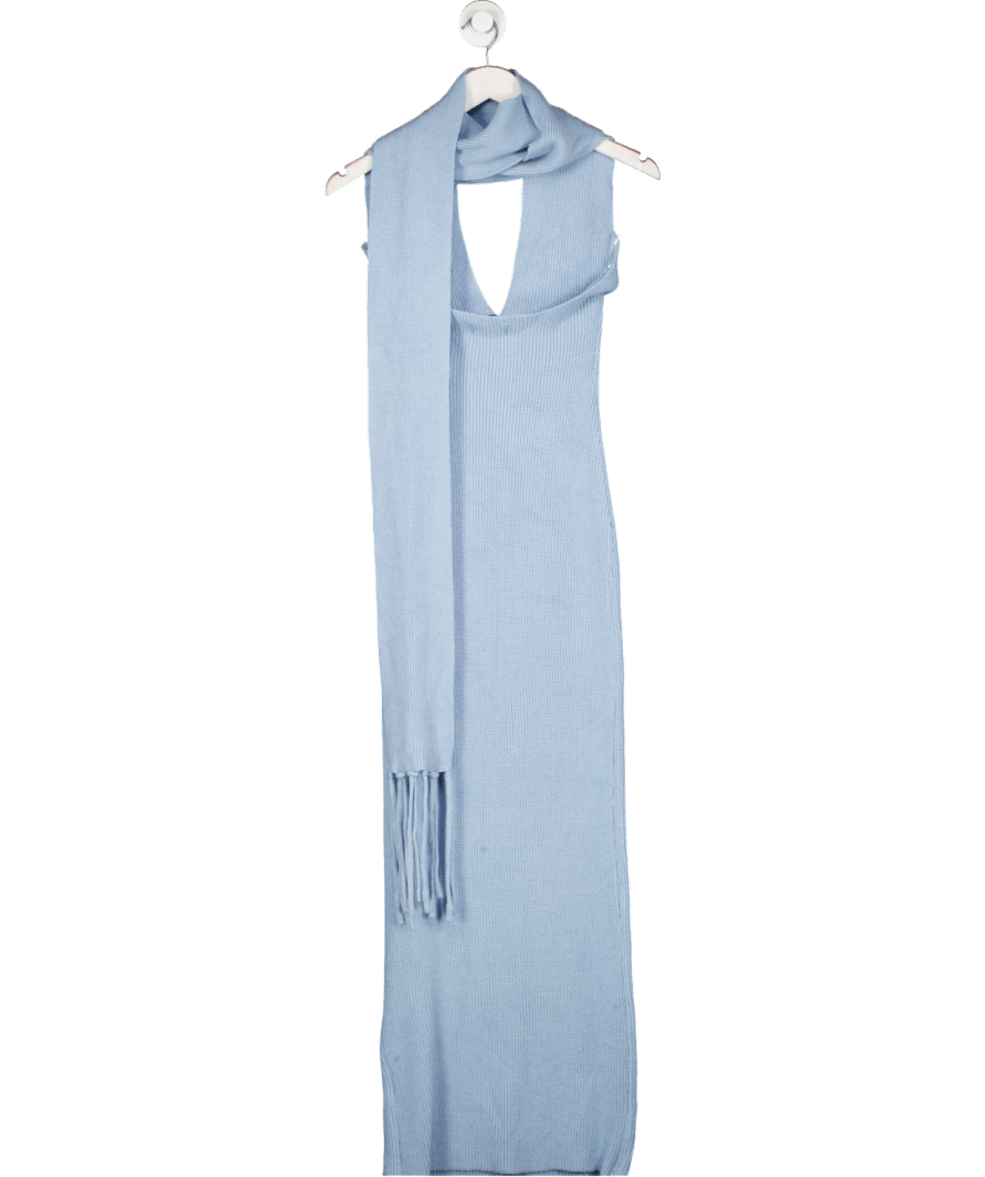 Peppermayo Raine Knit Maxi Dress - Blue UK XS/S - Reliked Peppermayo Raine Knit Maxi Dress - Blue UK XS/S - Reliked