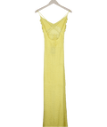Peppermayo Yellow Novalee Flower Crochet Maxi Dress UK XS/S - Reliked