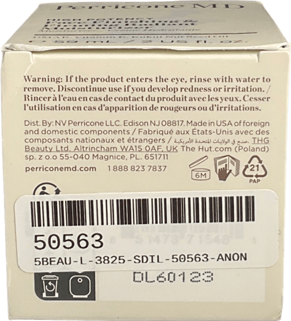 Perricone MD High Potency Classics Face Finishing & Firming Moisturizer 59ml - Reliked