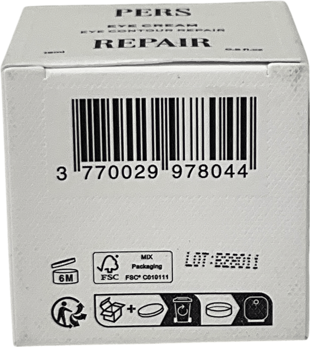pers Eye Contour Repair - Moisturizes / Eliminates Dark Circles / Restores Fatigue 15ml - Reliked