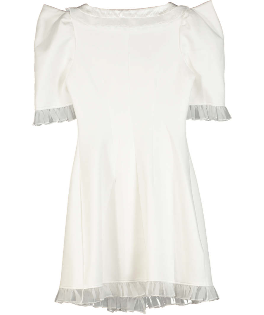 Petite Maison Kids White Mommy Tuxedo Dress UK XS - Reliked