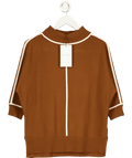 Phase Eight Brown Hallie Tipped Jumper UK M - Reliked