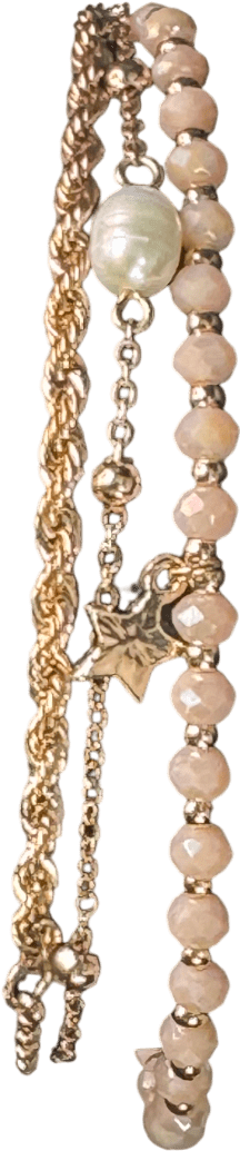 Phase Eight Metallic Bead Bracele One Size - Reliked