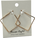 Phase Eight Metallic Gold Square Oversize Earrings One Size - Reliked