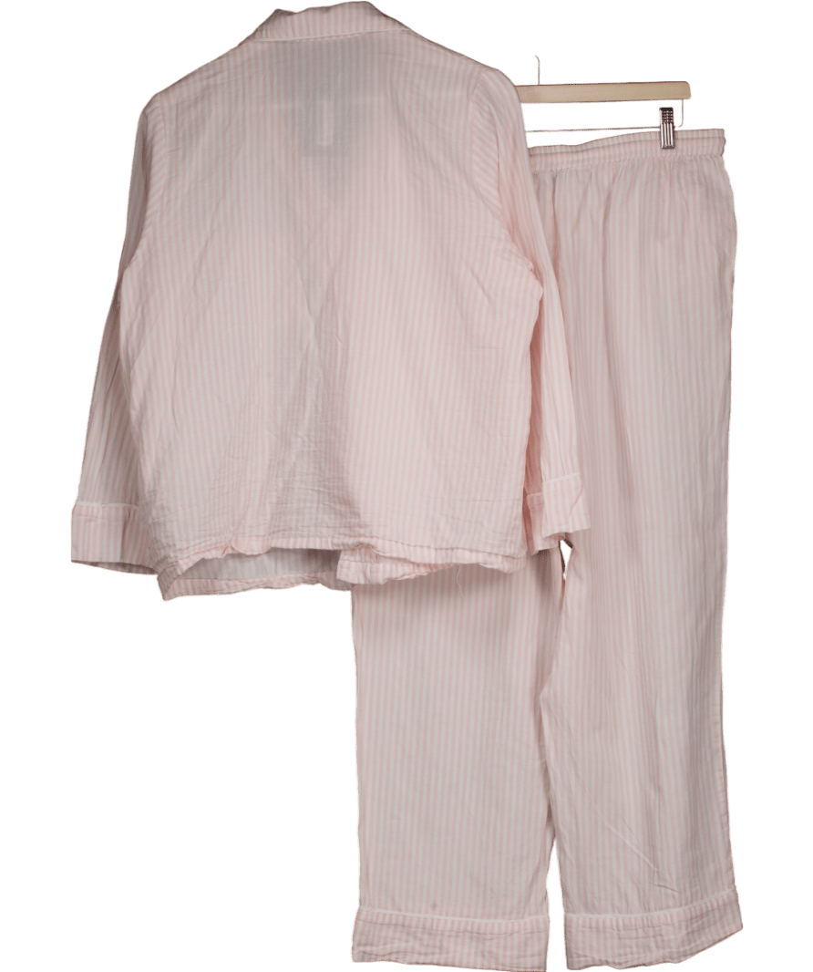 Phase Eight Pink Bobby Stripe Pyjama Set UK M - Reliked