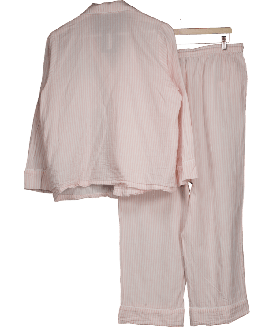 Phase Eight Pink Bobby Stripe Pyjama Set UK M - Reliked
