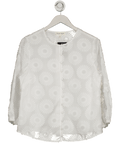 Phase Eight White Daisy Poplin Blouse UK 12 - Reliked