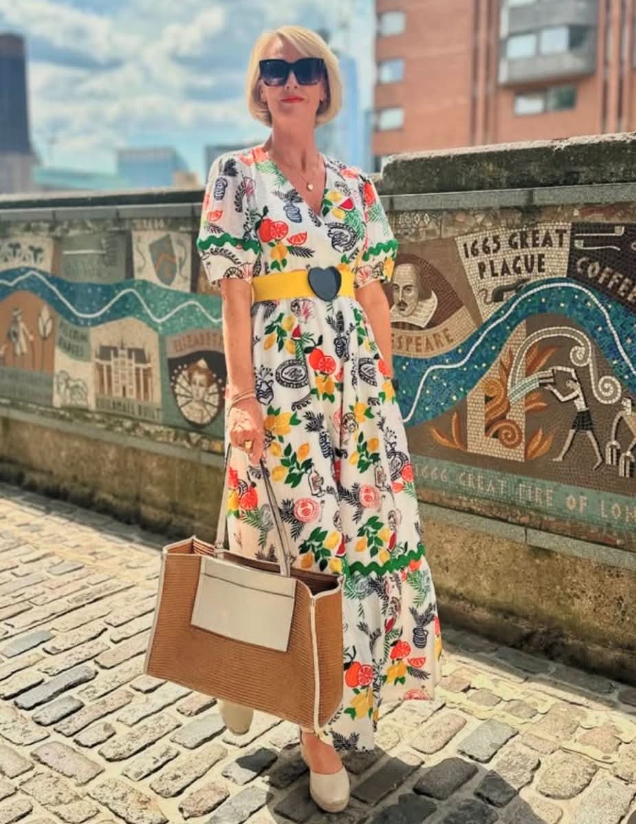 Phase Eight White Rochella Postcard Maxi Dress UK 10 - Reliked