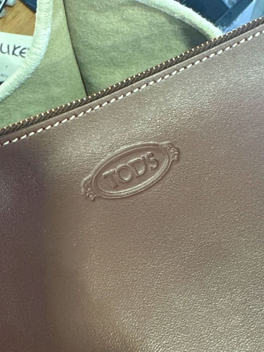 PIC - TOD'S White Shearling Leather Tote Bag - Reliked