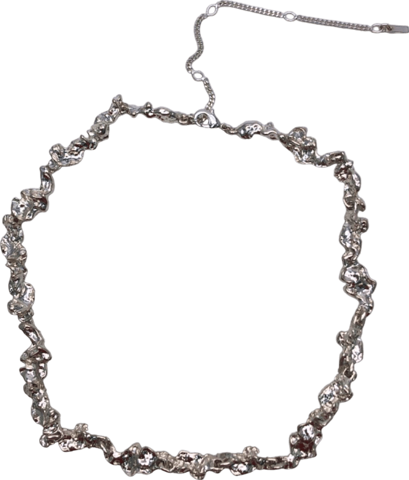 Pilgrim Silver Flower Design Necklace - Reliked