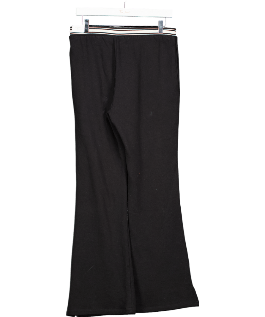 Pink by Victoria's Secret Black Flared Jogger UK S - Reliked