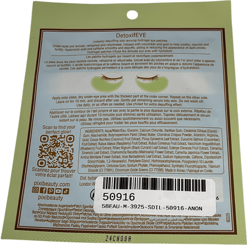 Pixi Detoxifeye Single Eye Patch 1pair - Reliked