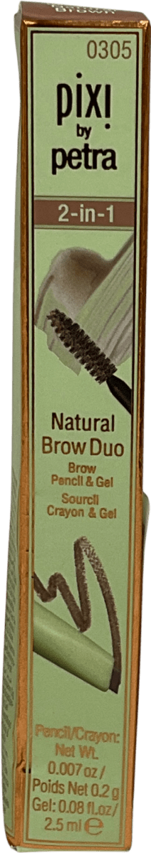Pixi Natural Brow Duo Brown 2.5ml - Reliked