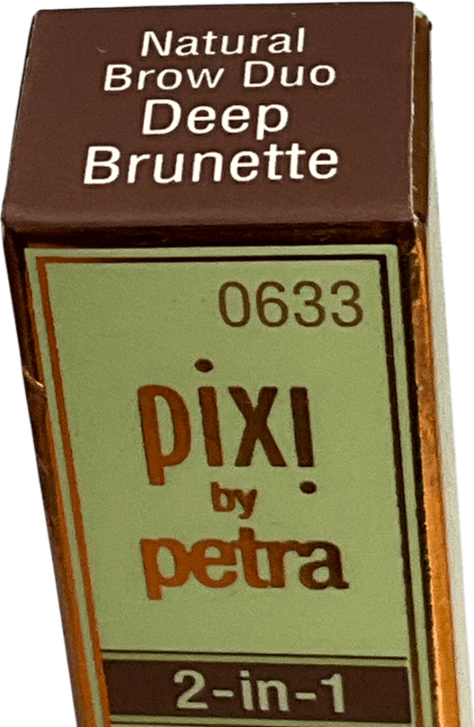 Pixi Natural Brow Duo Deep Brunette 2.5ml - Reliked