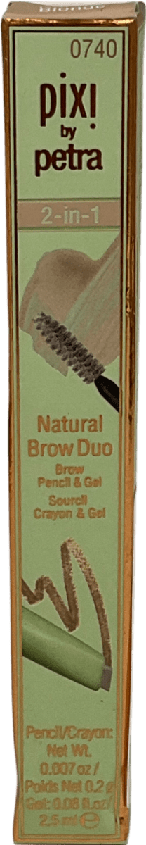 Pixi Natural Brow Duo Natural Blonde 2.5ml - Reliked