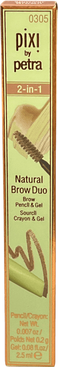 Pixi Natural Brow Duo Natural Brown 2.5ml - Reliked
