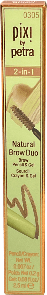 Pixi Natural Brow Duo Natural Brown 2.5ml - Reliked
