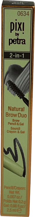 Pixi Natural Brow Duo Soft Black 2.5ml - Reliked