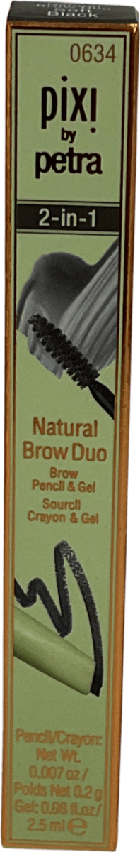 Pixi Natural Brow Duo Soft Black 2.5ml - Reliked