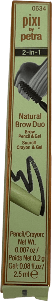 Pixi Natural Brow Duo Soft Black 2.5ml - Reliked