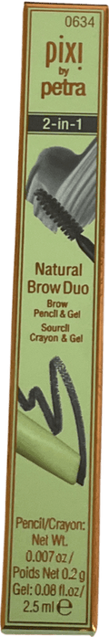 Pixi Natural Brow Duo Soft Black 2.5ml - Reliked