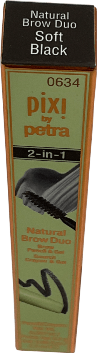 Pixi Natural Brow Duo Soft Black 2.5ml - Reliked