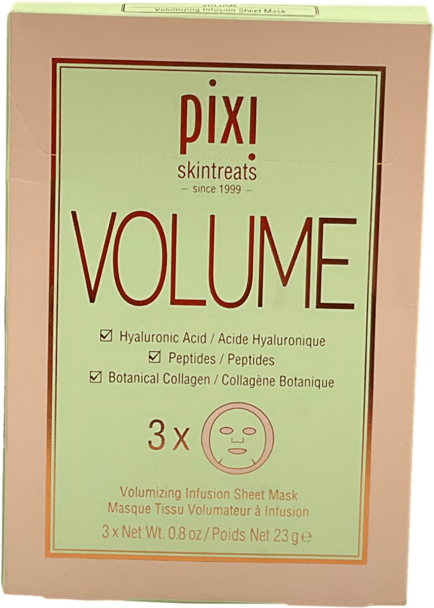 Pixi Volume Infusion Face Mask Sheet X3 X3 - Reliked