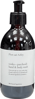 plum and ashby Tonka & Patchouli Hand & Body Wash 300ml - Reliked