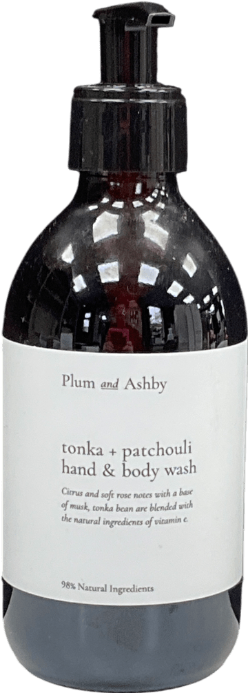 plum and ashby Tonka & Patchouli Hand & Body Wash 300ml - Reliked