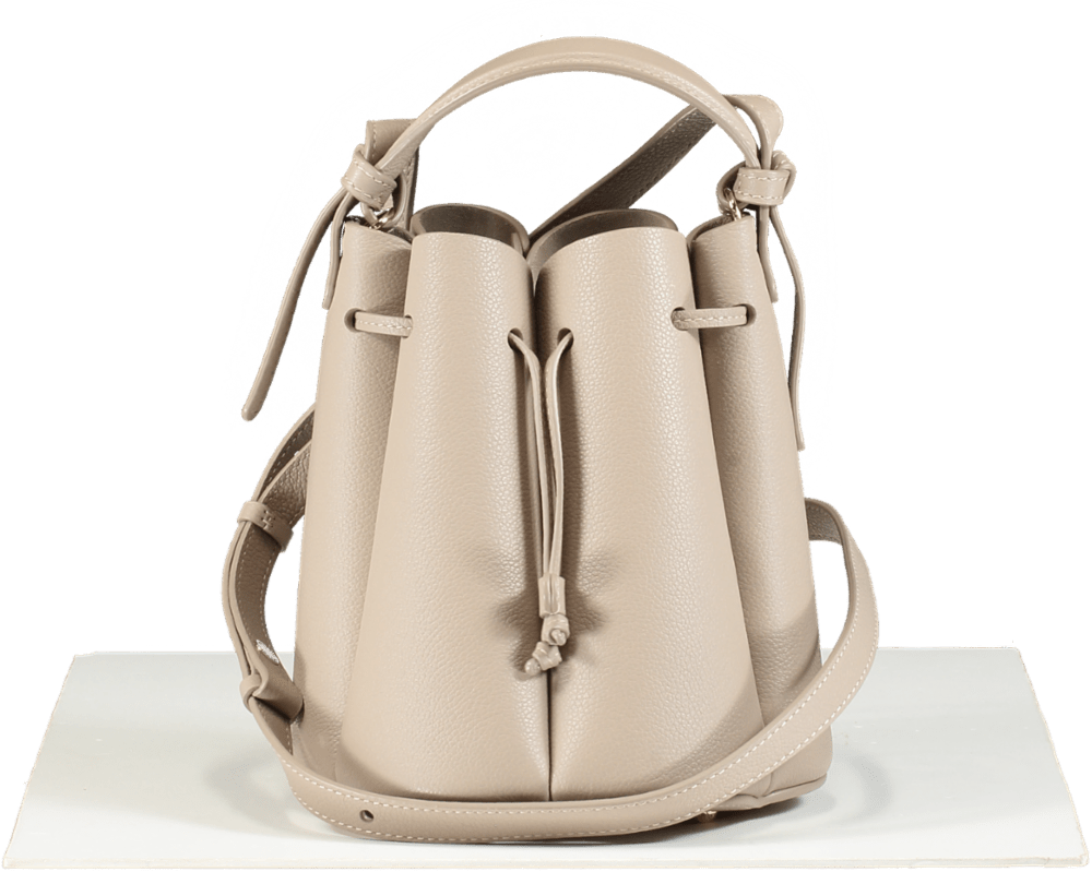Poléne Beige Taupe Numéro Huit Leather Bag - Reliked