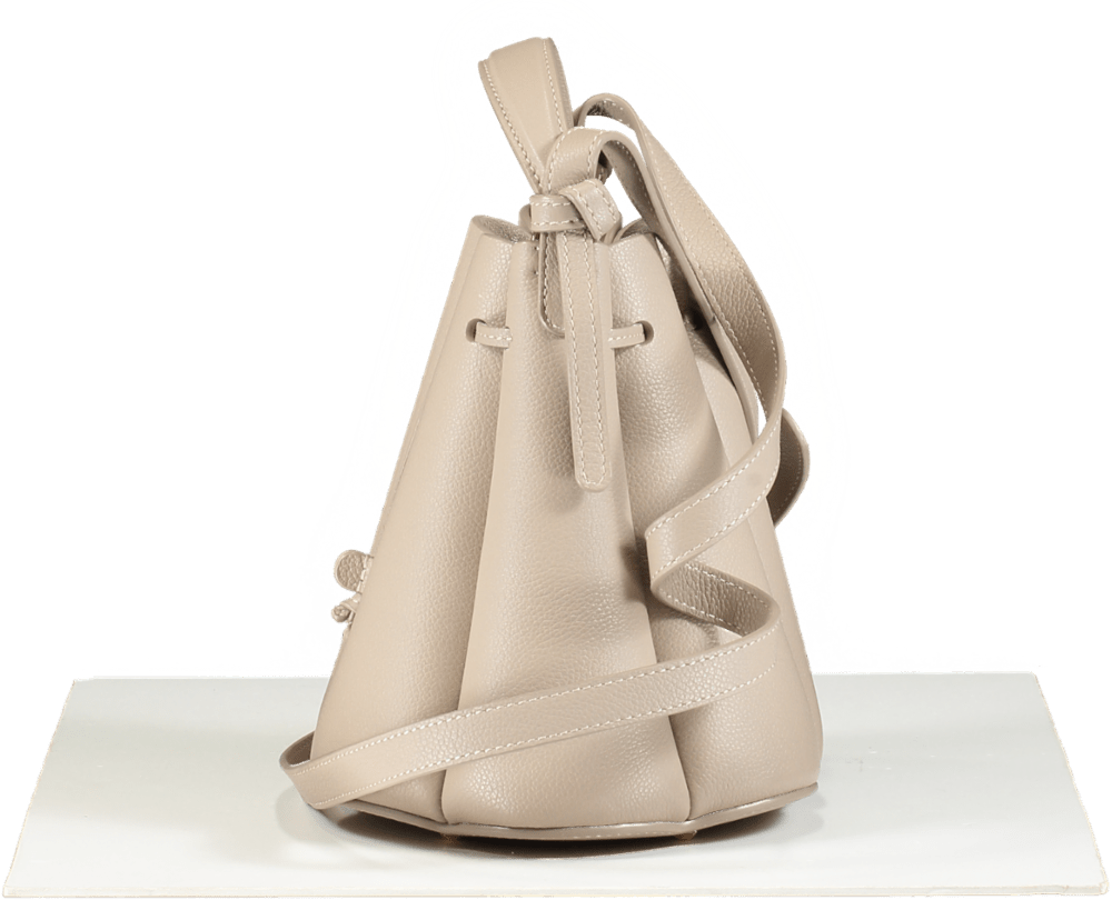 Poléne Beige Taupe Numéro Huit Leather Bag - Reliked