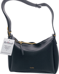 Polène Black Leather Shoulder Bag - Reliked