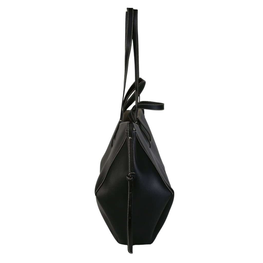 Polène Paris Black Leather Cyme Bag - Reliked