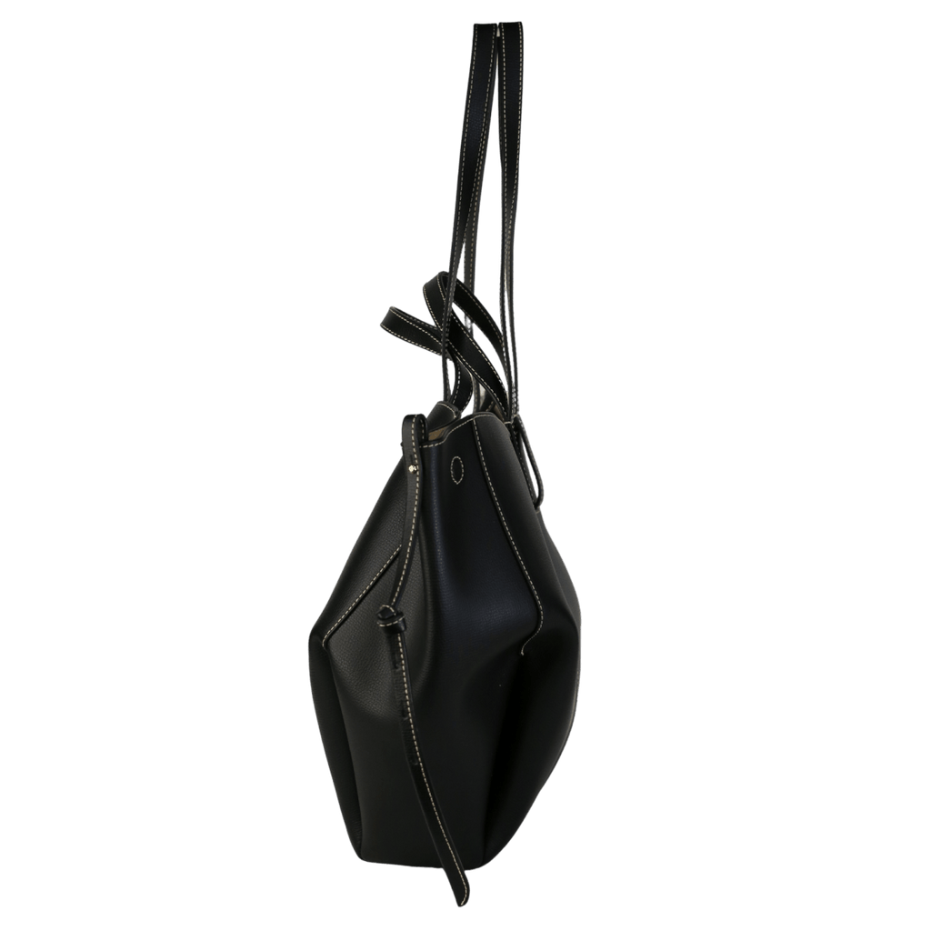 Polène Paris Black Leather Cyme Bag - Reliked