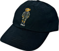 Polo Ralph Lauren Defender Bear Logo Twill Baseball Cap In Black One Size - Reliked