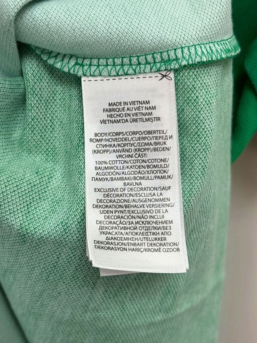 Polo Ralph Lauren Green Polo Shirt Classic Fit UK S - Reliked