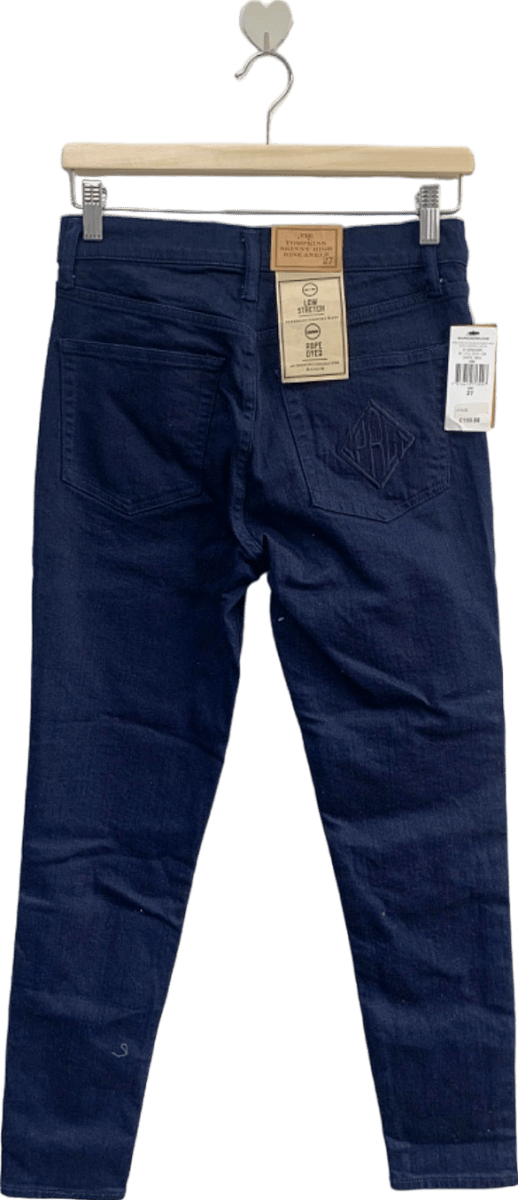 Polo Ralph Lauren Indigo The Tompkins Skinny High Rise Ankle Jeans W27 - Reliked