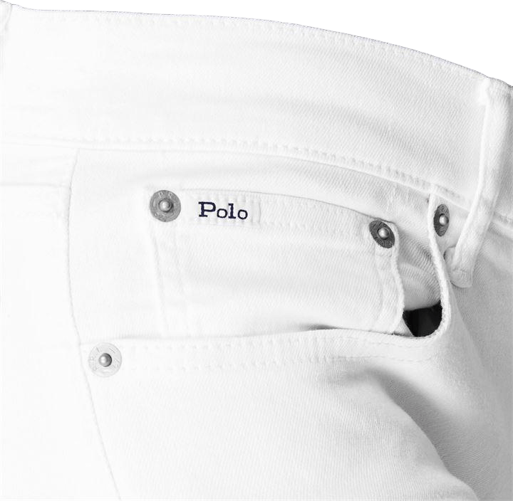 Polo Ralph Lauren White Tompkins Skinny Jeans W28 - Reliked