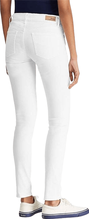 Polo Ralph Lauren White Tompkins Skinny Jeans W28 - Reliked