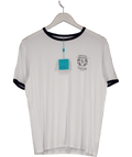 posh peanut White Varsity T-shirt UK S - Reliked