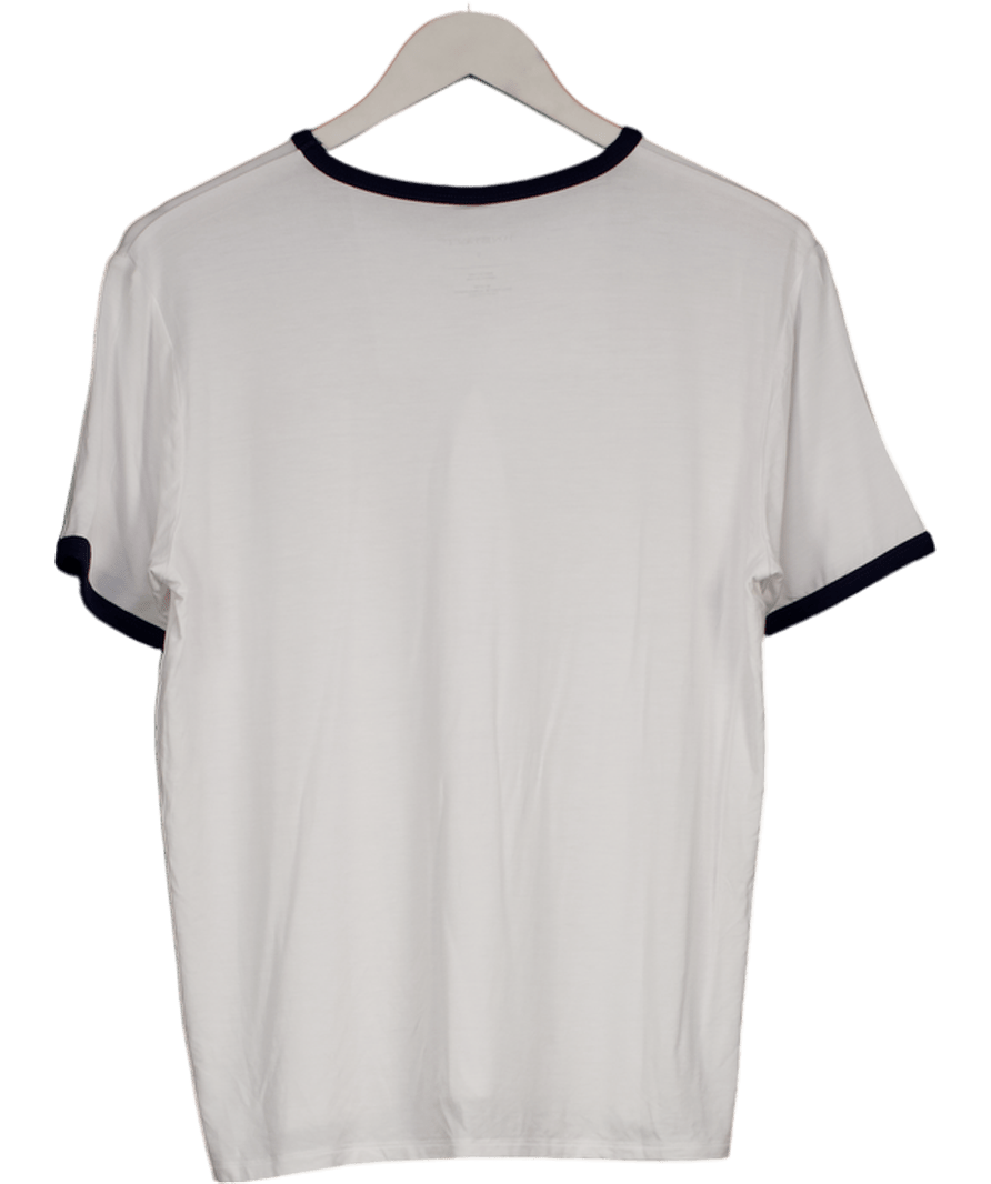 posh peanut White Varsity T-shirt UK S - Reliked