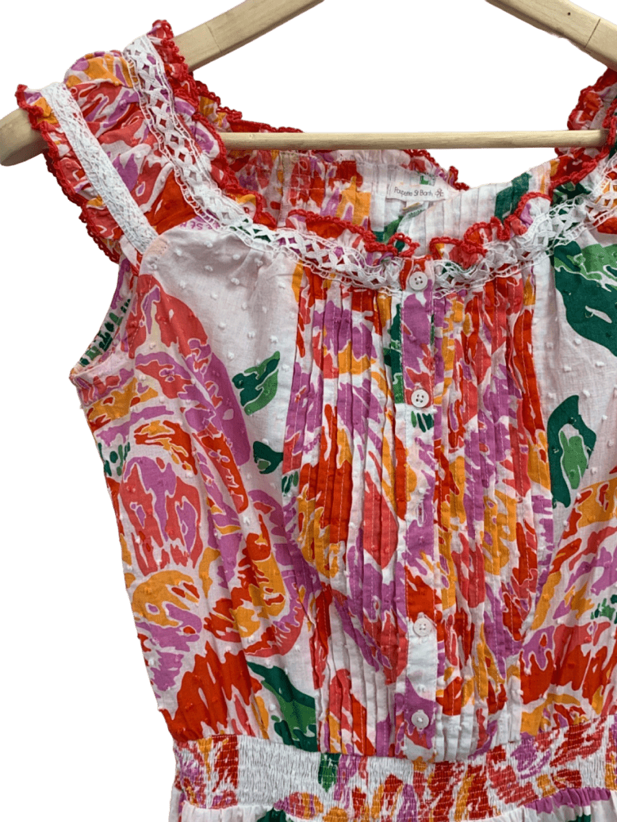 Poupette St Barth Multicolour Floral Dress UK XS - Reliked