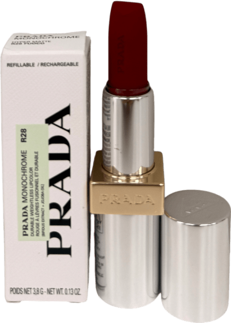 Prada Beauty Monochrome Hyper Matte Lipstick R28 Fuoco 3.8g - Reliked
