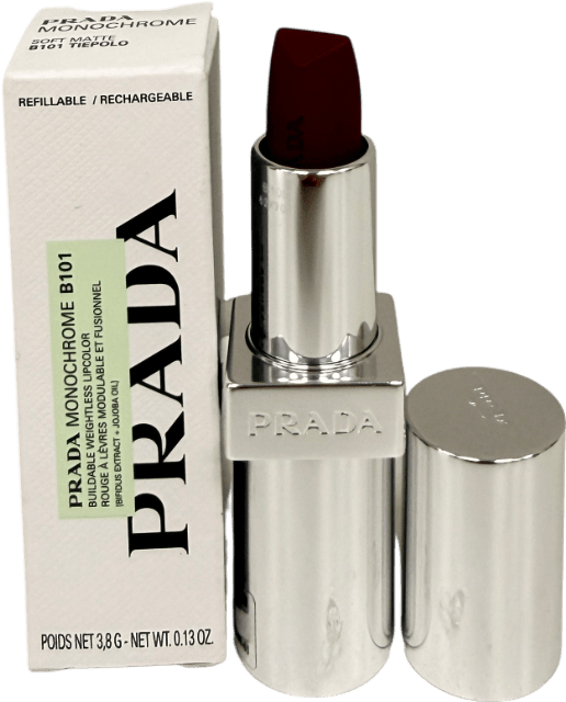 Prada Beauty Monochrome Soft Matte Lipstick B101 Tiepolo 3.8g - Reliked