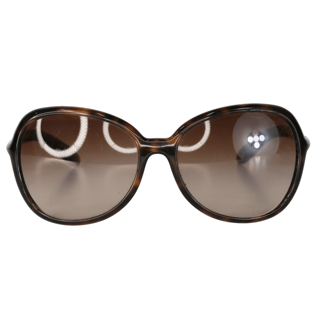 Prada Brown Tortoise Butterfly Sunglasses Spr25l - Reliked